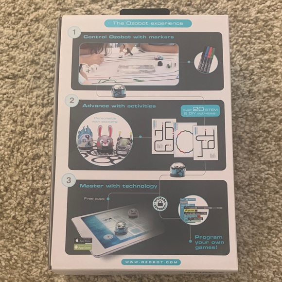 Ozobot Starter Pack with Blue Robot - Picture 2 of 5